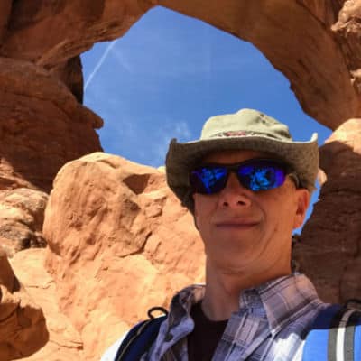 Will Lorey hiking