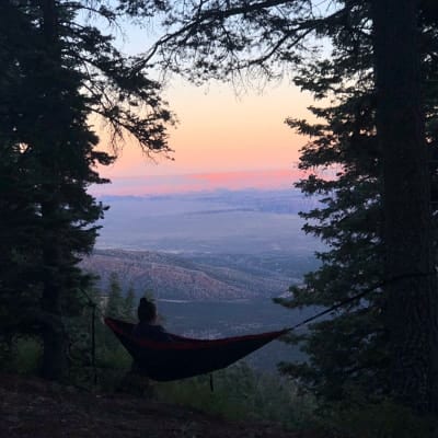 Trevor Donnelly's photo of woman in hammock