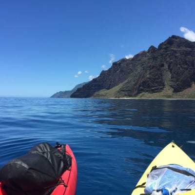 Aaryn Jackson in kayak