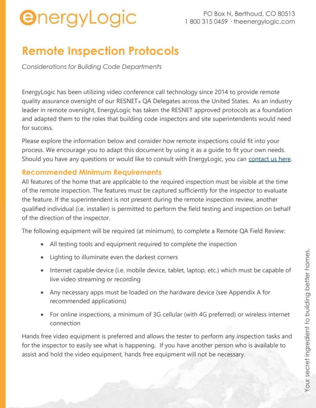 Remote Inspection Protocols - preview image